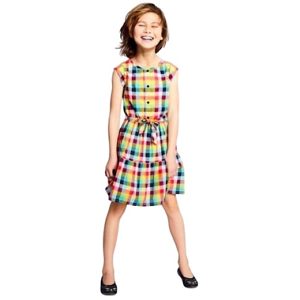 ❤️ GAP Picnic plaid shirtdress size XS